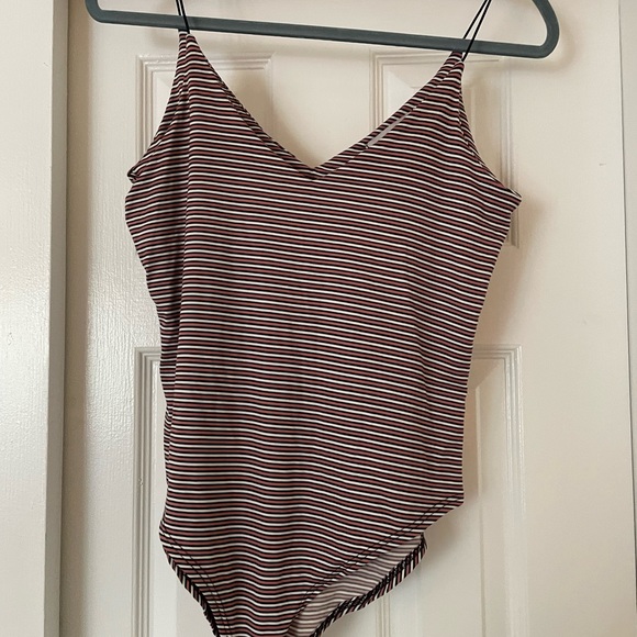 gaze Tops - Striped Body Suit